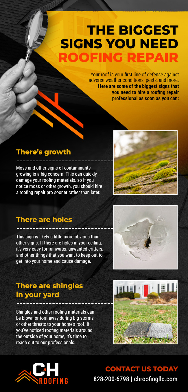 The Biggest Signs You Need Roofing Repair