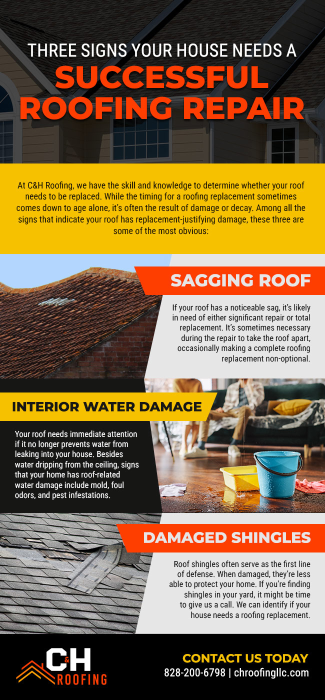 Three Signs Your House Needs a Roofing Replacement [infographic]